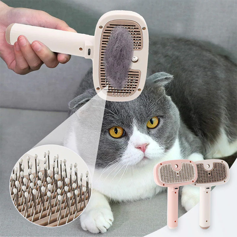 💥Brosse à vapeur rechargeable autonettoyante pour animaux de compagnie - Image 2