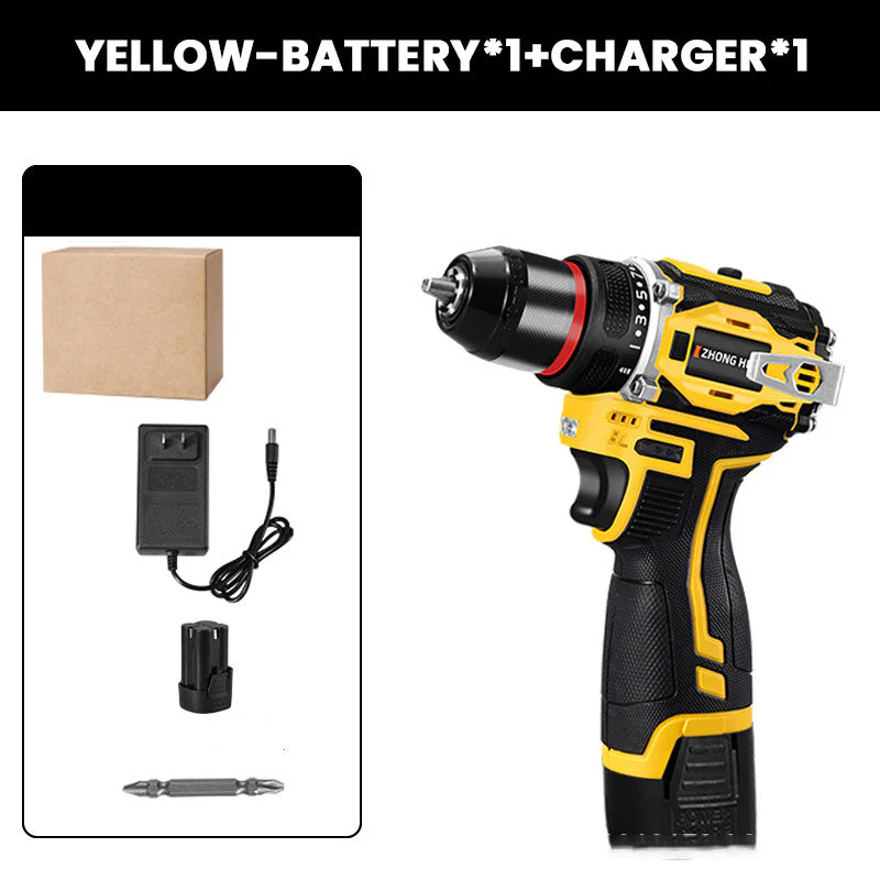 📢📢50 % DE RÉDUCTION !!! ✨Perceuse électrique sans fil avec batterie et chargeur - Image 9
