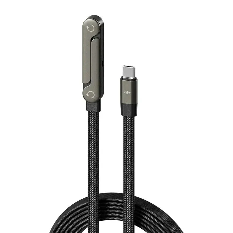 đąđą50 % de rĂ©duction !!â°CĂąble de charge rapide tressĂ© 2 en 1 avec support de tĂ©lĂ©phone intĂ©grĂ© - Image 9