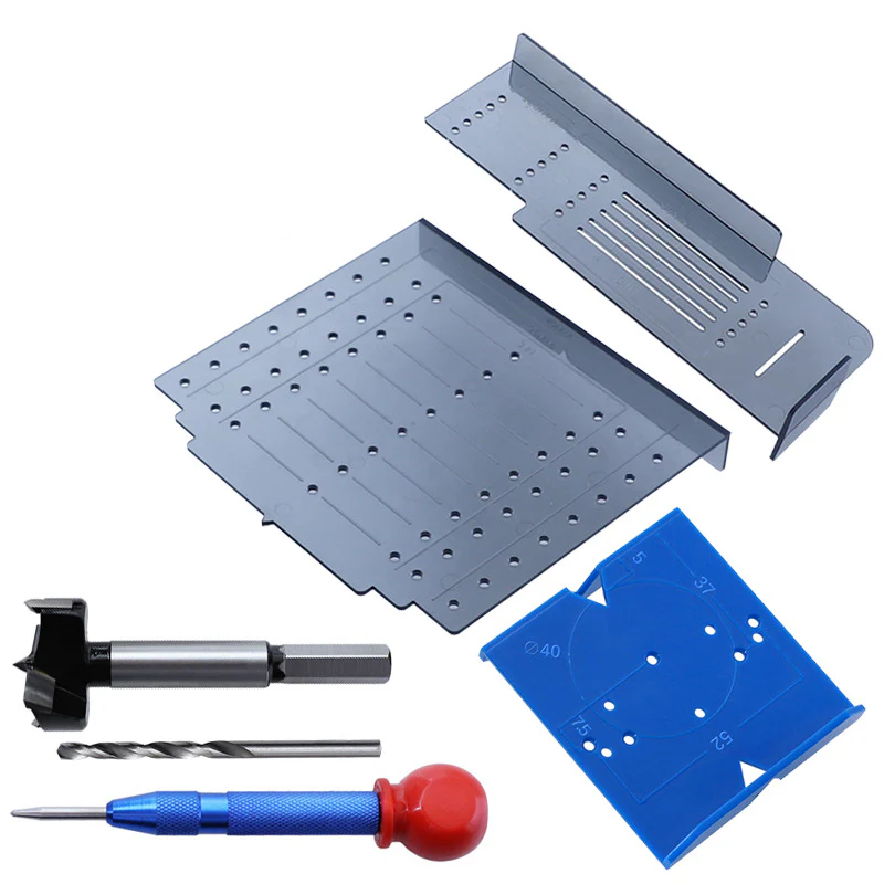 🔧🔧🔥   Kit de modèle de montage de quincaillerie pour portes d'armoire et tiroirs - Image 11