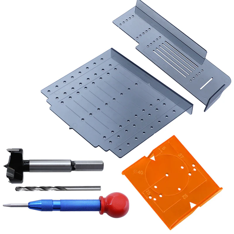 🔧🔧🔥   Kit de modèle de montage de quincaillerie pour portes d'armoire et tiroirs - Image 12