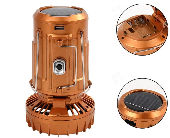 💡💡🎁Vente chaude 50% de réduction🎁🔥Lanterne de camping LED portable avec ventilateur - Image 11