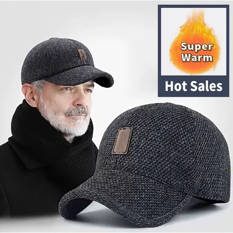 📢📢40 % de réduction !!!🎁Le cadeau idéal pour les personnes âgées !-Casquette de baseball légère et chaude pour l'hiver🎅