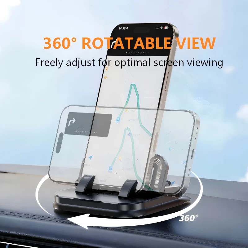 📢📢50% de réduction ! 📱 Support Voiture 360° + Carte de Stationnement Lumineuse – Pliable, Sécurisé & Sans Obstruction ! ✨ - Image 3