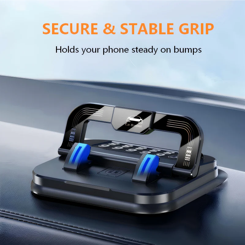 📢📢50% de réduction ! 📱 Support Voiture 360° + Carte de Stationnement Lumineuse – Pliable, Sécurisé & Sans Obstruction ! ✨ - Image 7