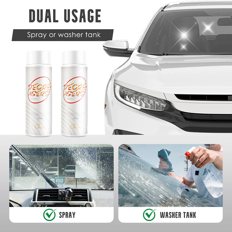 🚗 ACHETEZ 2 - RECEVEZ 1 GRATUIT ! ✨ Nettoyant Vitres Voiture - Élimine Graisse et Buée en 1 Passage ☀️🧽 - Image 8