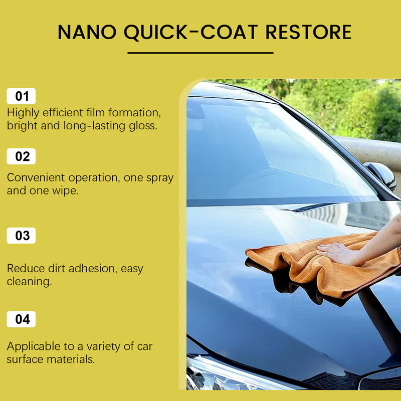 📢📢Achetez 2 recevez 1 gratuit⏰Spray nano-revêtement pour voiture - Restauration rapide et brillance miroir - Image 4