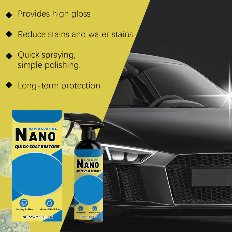 📢📢Achetez 2 recevez 1 gratuit⏰Spray nano-revêtement pour voiture - Restauration rapide et brillance miroir - Image 5