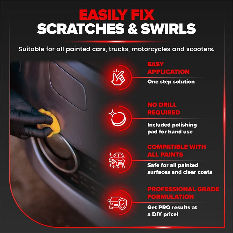 🔥 Acheter 3 Obtenez 2 Gratuit 🔥 Efficace éliminateur de rayures de voiture avec éponge - Image 5