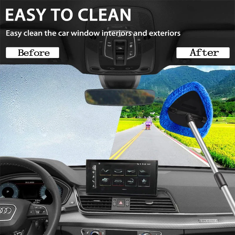 đąđą50 % de rĂ©duction !! â°Kit dâOutil de Nettoyage pour Pare-Brise de Voiture â Extensible & Rotatif Ă 180°