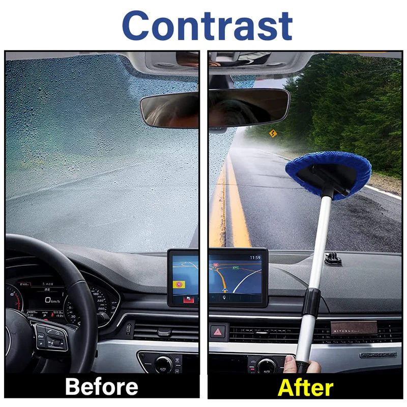 đąđą50 % de rĂ©duction !! â°Kit dâOutil de Nettoyage pour Pare-Brise de Voiture â Extensible & Rotatif Ă 180° - Image 5