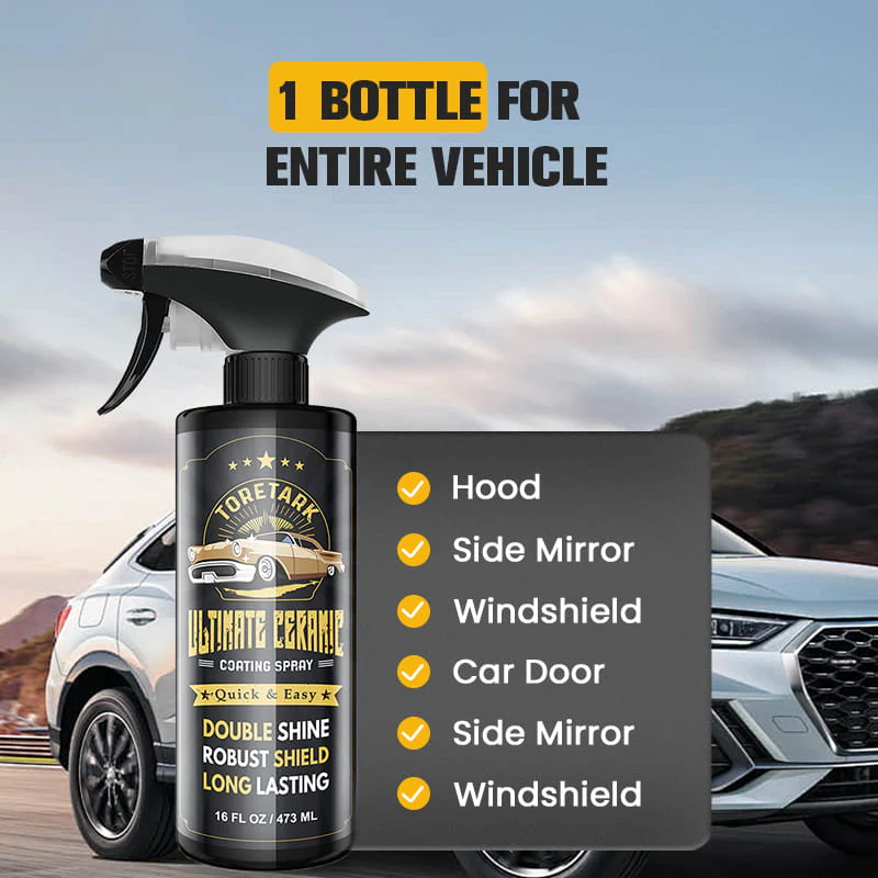 🏆🚗 Acheter 2 obtenir 1 gratuit 🔥 Spray de revêtement en céramique Toretark®Ultimate - Image 5