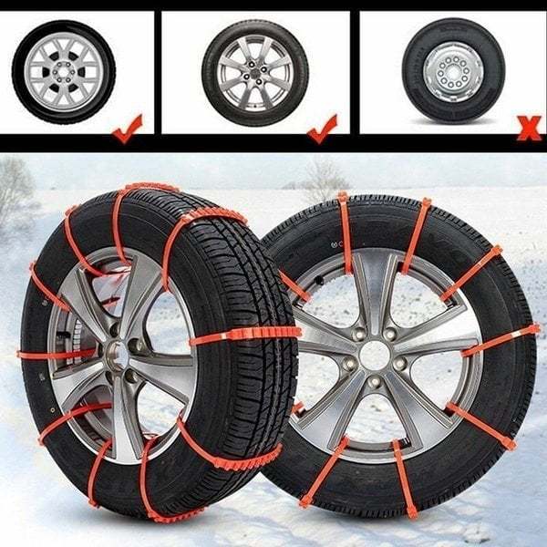 🔥 Dernier Jour de Promo ! ✨ Chaînes Antidérapantes Voiture - Nylon Résistant à -35°C, Installation Express 10s, Sécurité Toutes Routes Glissantes ❄️🚗 - Image 10