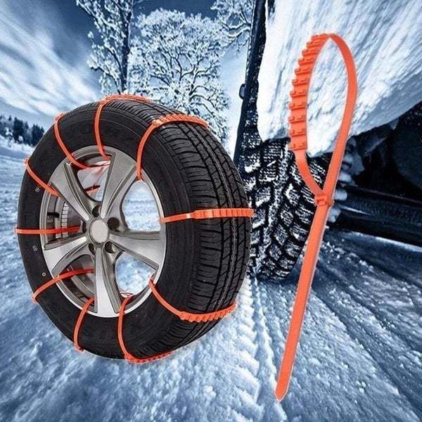 🔥 Dernier Jour de Promo ! ✨ Chaînes Antidérapantes Voiture - Nylon Résistant à -35°C, Installation Express 10s, Sécurité Toutes Routes Glissantes ❄️🚗 - Image 16