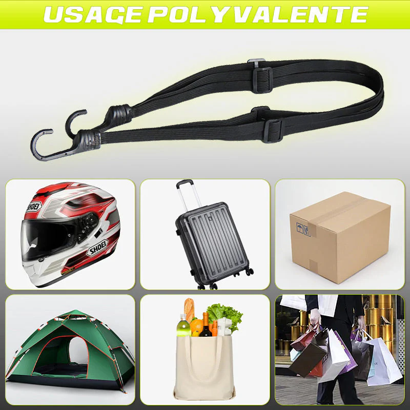 Corde pour casque hautement élastique Cordon de fixation pour bagages - Image 2