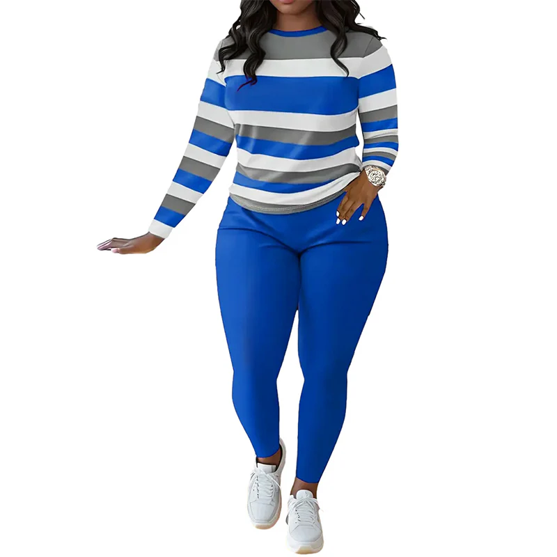 📢📢70 % DE RÉDUCTION !! ⏰Ensemble 2 pièces décontracté pour femme👚👖 - Image 2