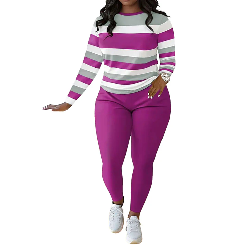 📢📢70 % DE RÉDUCTION !! ⏰Ensemble 2 pièces décontracté pour femme👚👖 - Image 6