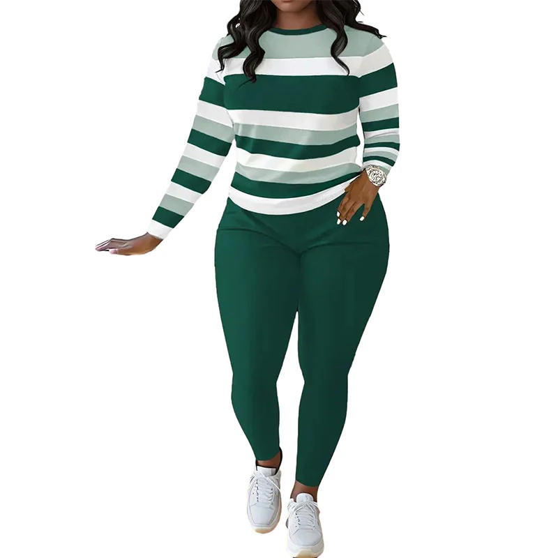 📢📢70 % DE RÉDUCTION !! ⏰Ensemble 2 pièces décontracté pour femme👚👖 - Image 7