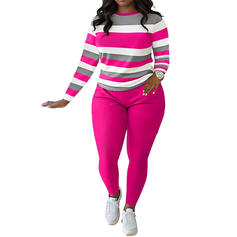 📢📢70 % DE RÉDUCTION !! ⏰Ensemble 2 pièces décontracté pour femme👚👖 - Image 9