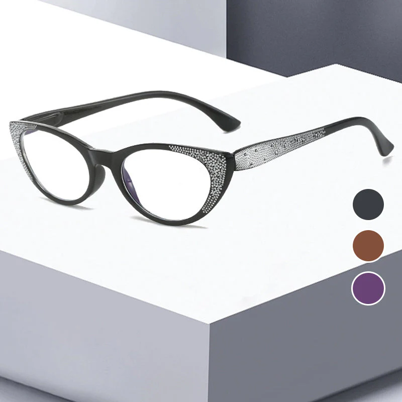 📢📢50% DE RÉDUCTION ! ✨Lunettes de lecture œil-de-chat avec filtre anti-lumière bleue