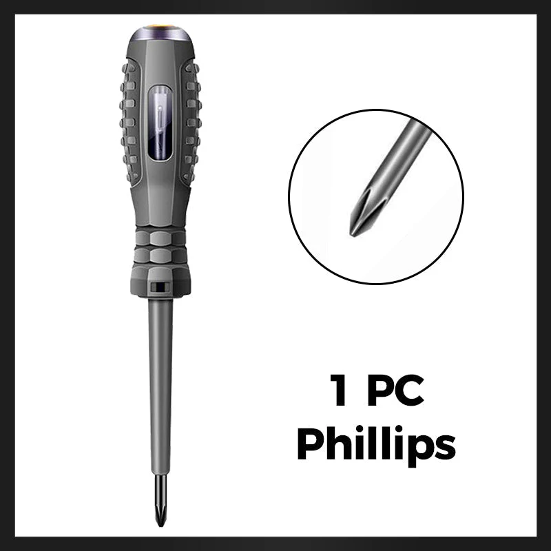 🔥 50% DE RÉDUCTION ! ✨ Tournevis Magnétique 2-en-1 - Détection Électrique Integrée, Couple Élevé pour Réparations Domestiques 🔧⚡ - Image 11
