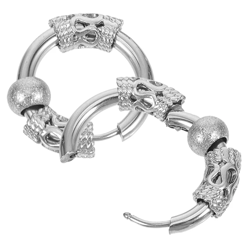 📢📢 50% DE RÉDUCTION ! ✨Boucles d'oreilles chic à spirales et perles - Image 2