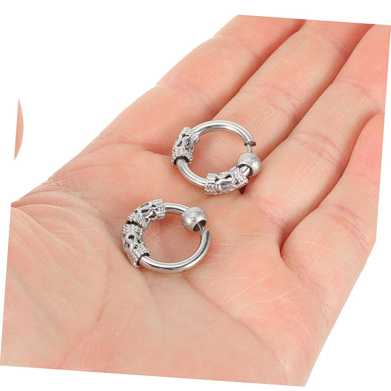 📢📢 50% DE RÉDUCTION ! ✨Boucles d'oreilles chic à spirales et perles - Image 3
