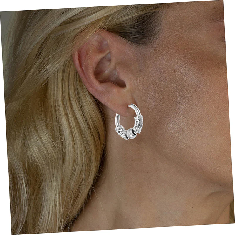 📢📢 50% DE RÉDUCTION ! ✨Boucles d'oreilles chic à spirales et perles - Image 5
