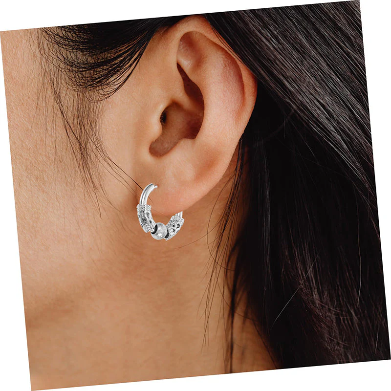 📢📢 50% DE RÉDUCTION ! ✨Boucles d'oreilles chic à spirales et perles - Image 6