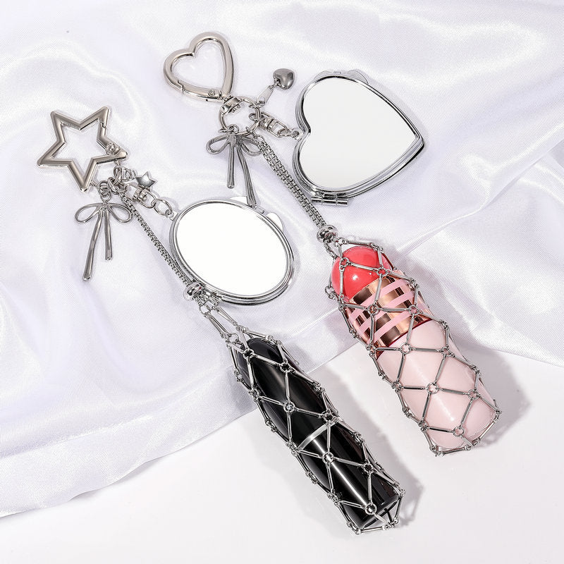 đąđą50 % de rĂ©duction !! â° L'Indispensable ĂlĂ©gant â Porte-Gloss avec Miroir â ProtĂšge et Met en Valeur Votre Collection - Image 2