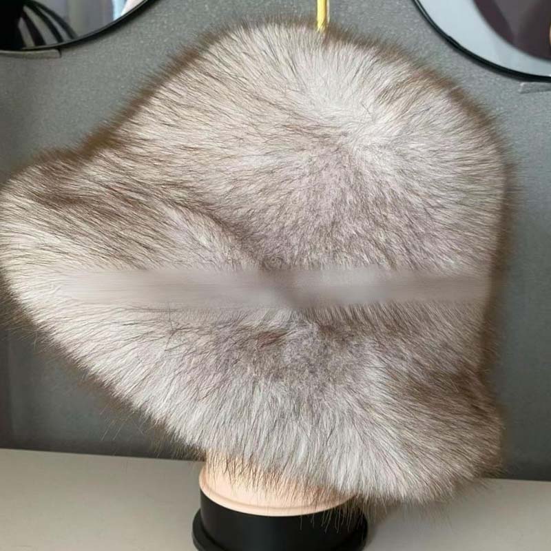 Chic Warm Soft Faux Fur Fisherman Hat - Image 13