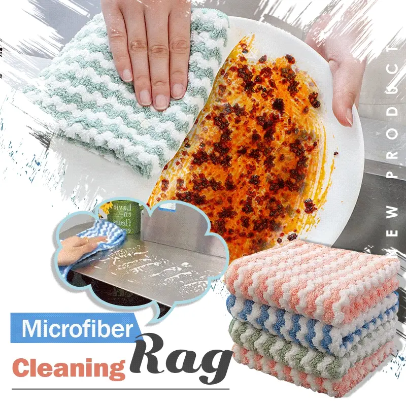 📢✨€15.98—acheté 6✨Chiffon de nettoyage en microfibre