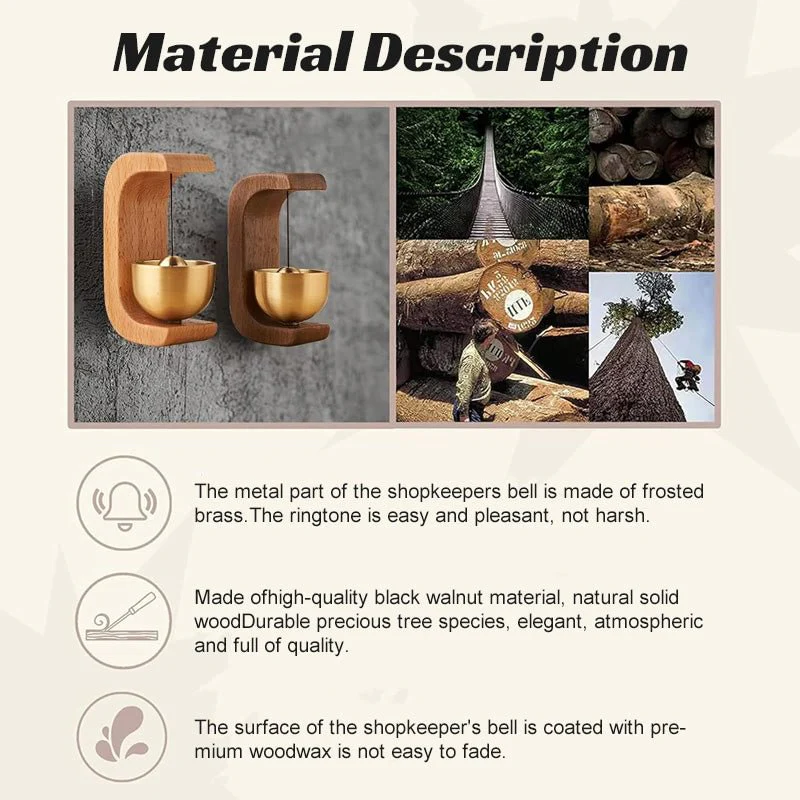 🎐Carillon magnétique en bois pour sonnette Décoration🎐 - Image 11