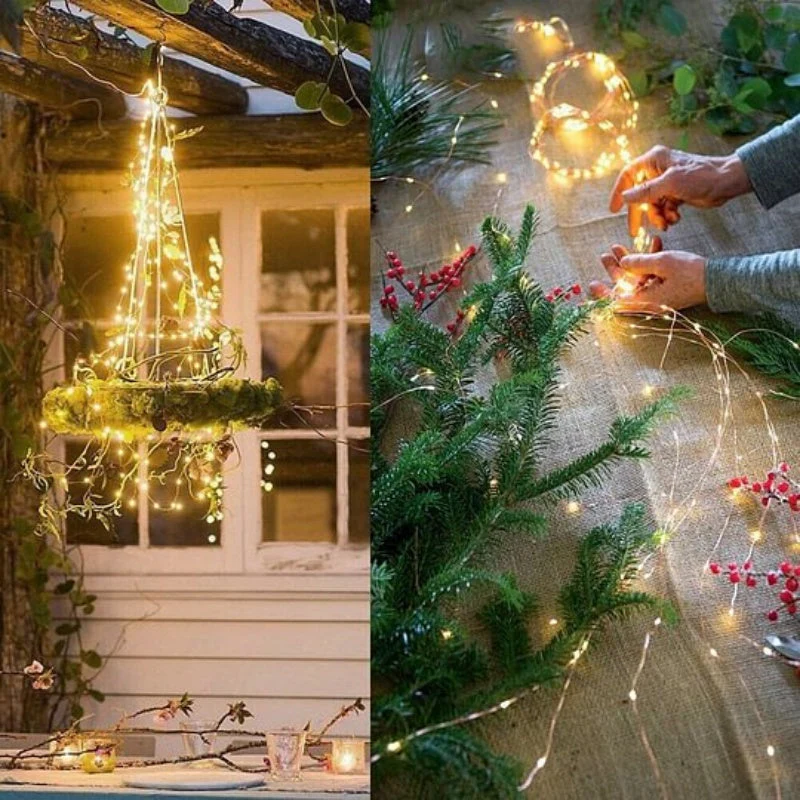 📢📢 60% DE RÉDUCTION ! ✨Guirlandes Lumineuses LED de Noël avec Effet Scintillant de Luciole - Image 11