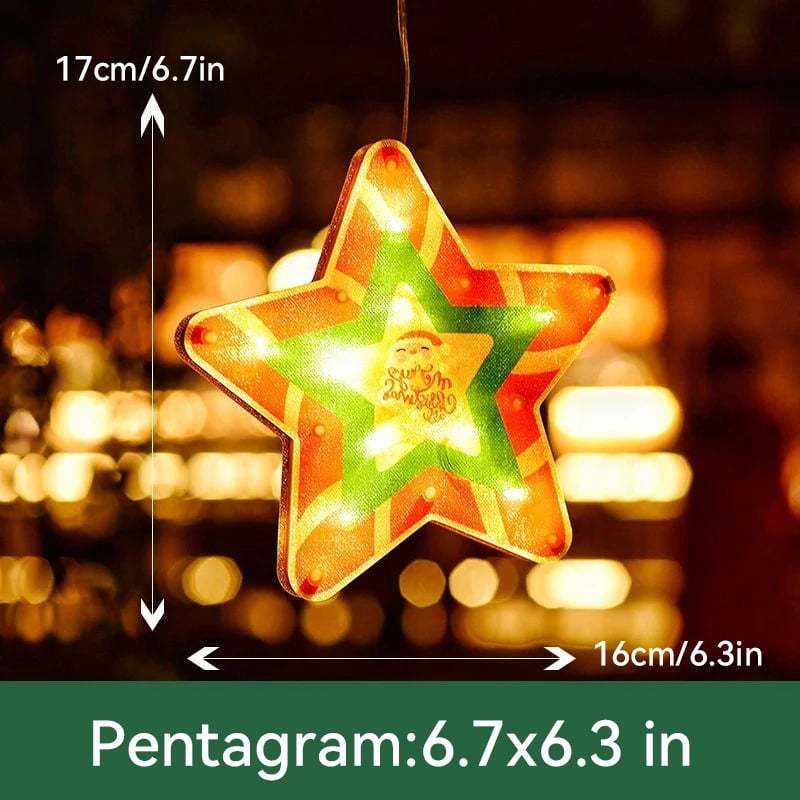 🎄Vente de Noël anticipée -50% de réduction🎊Lumières à ventouse pour fenêtre de Noël🎅 - Image 16