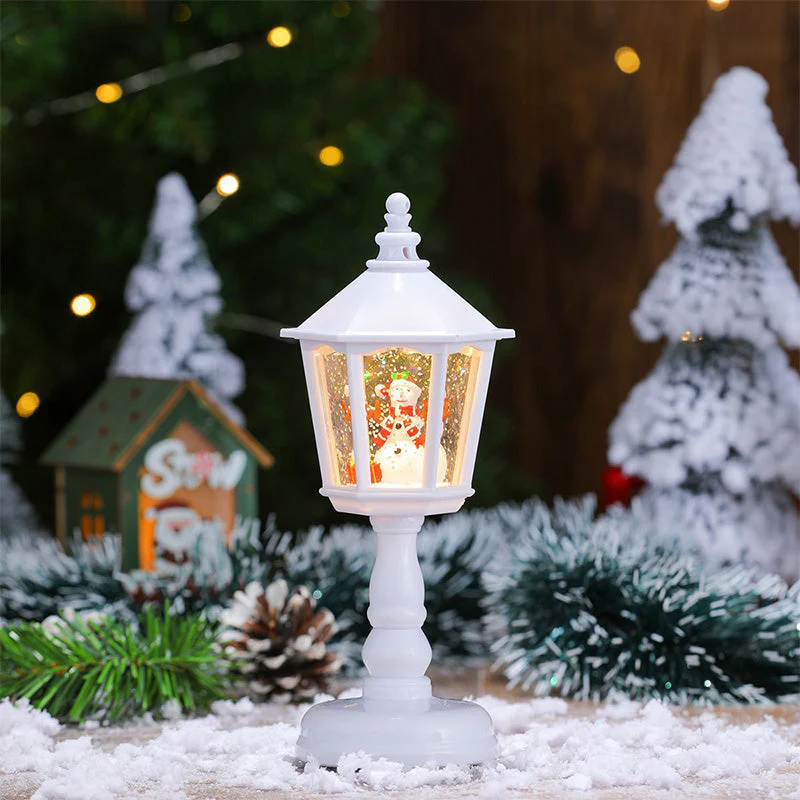 🔥50 % OFFRE SPÉCIALE DE NOËL🎅Lanterne boule à neige lumineuse avec musique pour Noël - Image 2