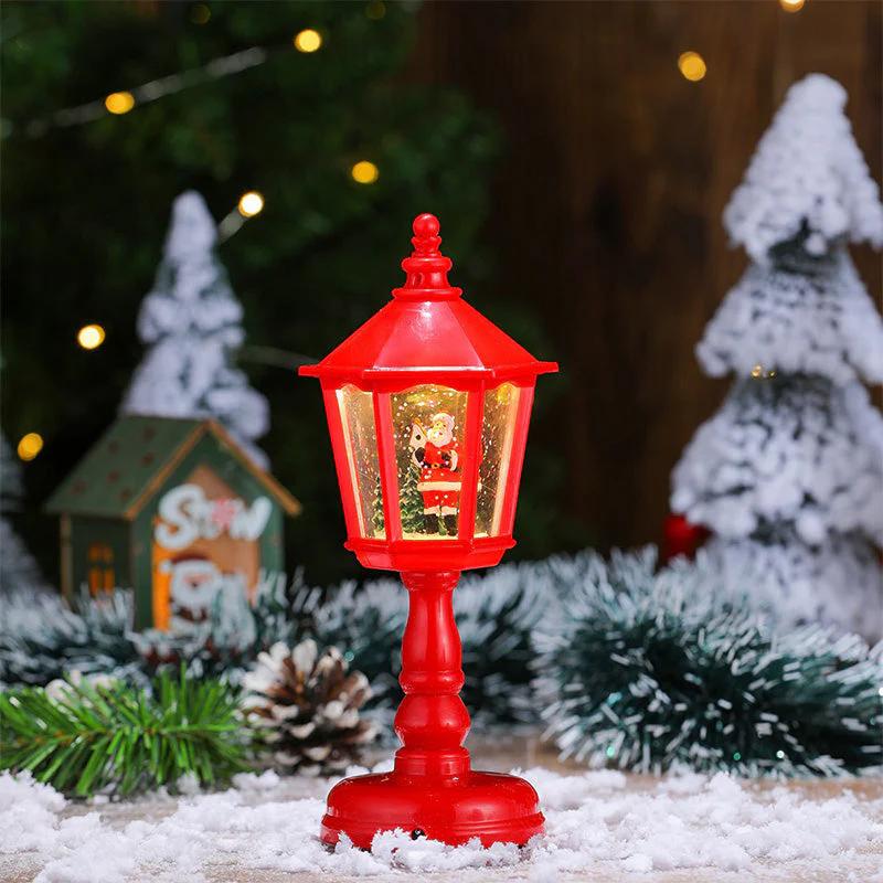 🔥50 % OFFRE SPÉCIALE DE NOËL🎅Lanterne boule à neige lumineuse avec musique pour Noël - Image 5