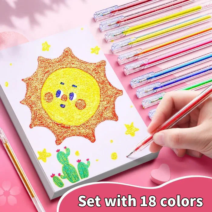 🎁Last Day Sale 49% OFF✨Glitter Gel Pen Set - Image 8