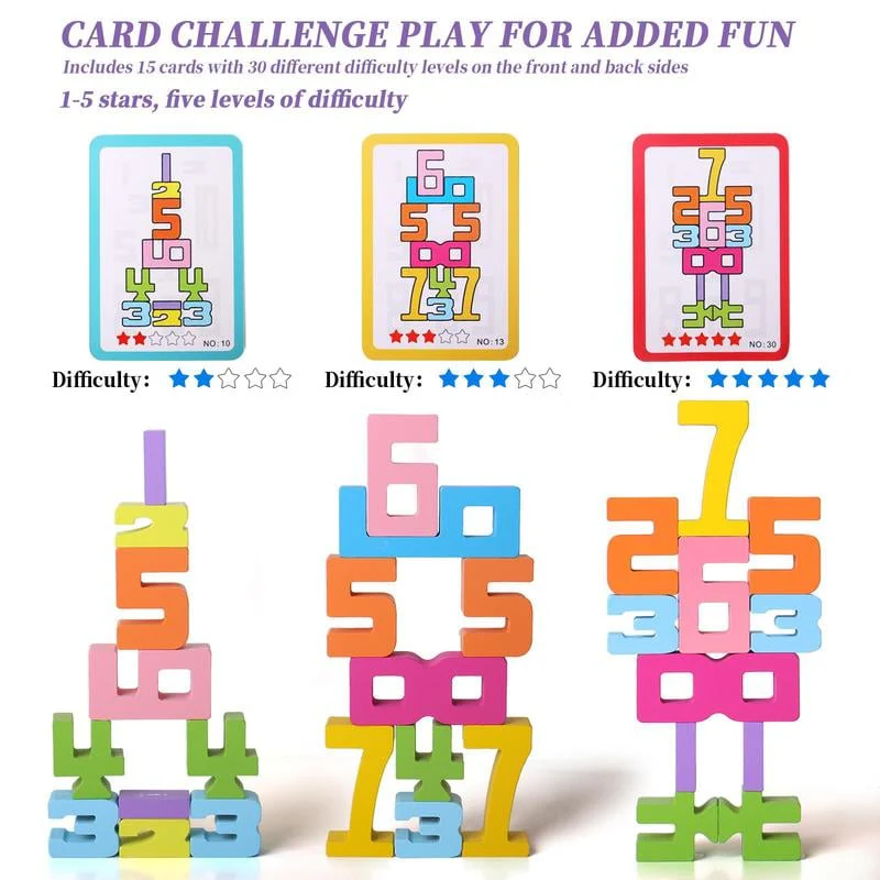 🎁Offre de réduction🎁Blocs de chiffres - jouets éducatifs pour enfants! - Image 5