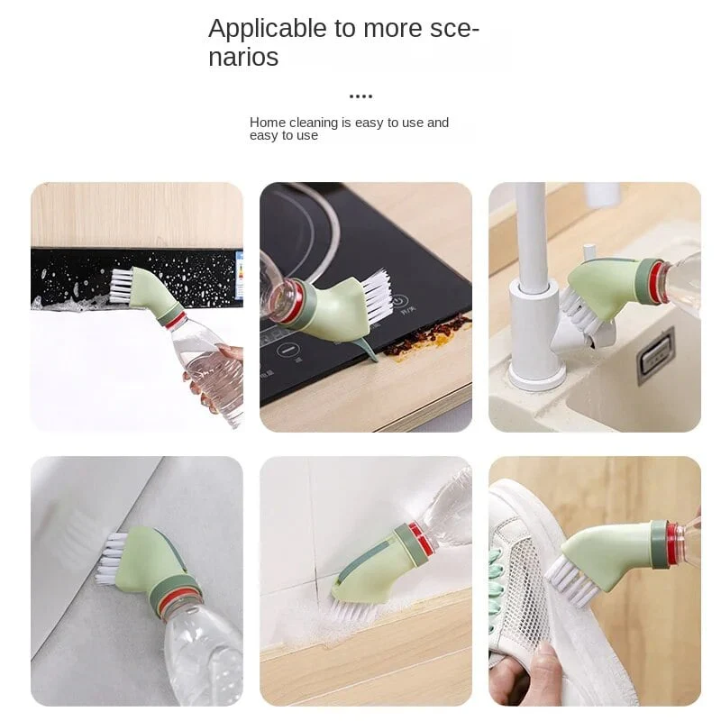 Brosse de nettoyage multi-usage pouvant être connectée à une bouteille d'eau minérale⌛⌛3 dernières heures : Grande vente🚀🚀 - Image 7