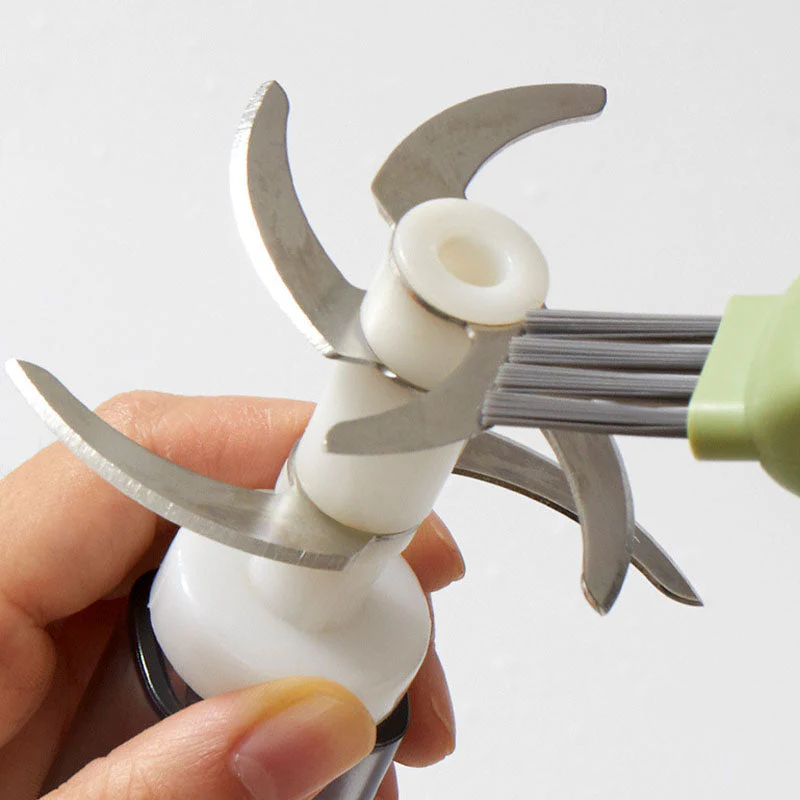 Multi-Function Cleaning Brush with Built-in Sharpener for Knives - Image 5