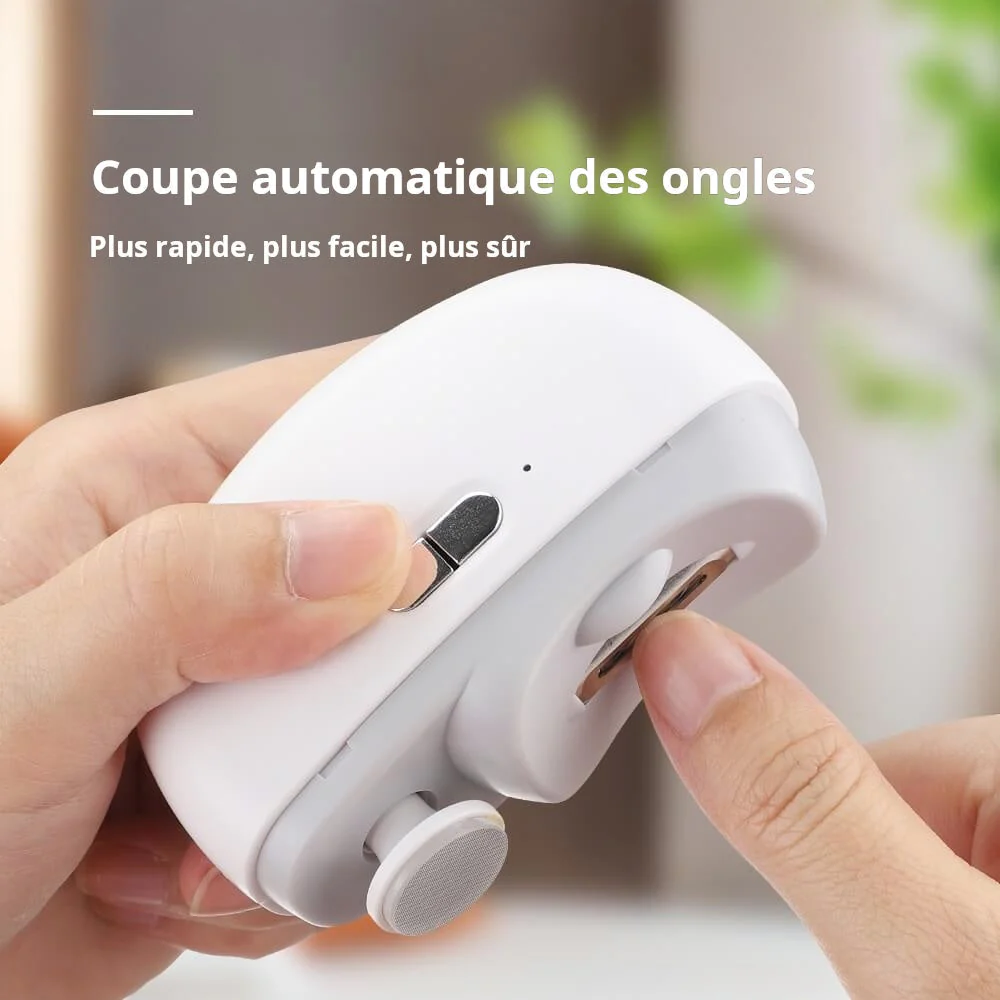 🎁💞Durée limitée 51% de réduction🔥2 en 1 Coupe-ongles Électrique Automatique avec Polissage - Image 10