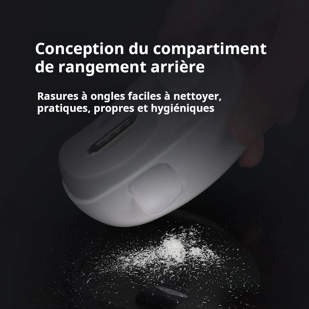 🎁💞Durée limitée 51% de réduction🔥2 en 1 Coupe-ongles Électrique Automatique avec Polissage - Image 13