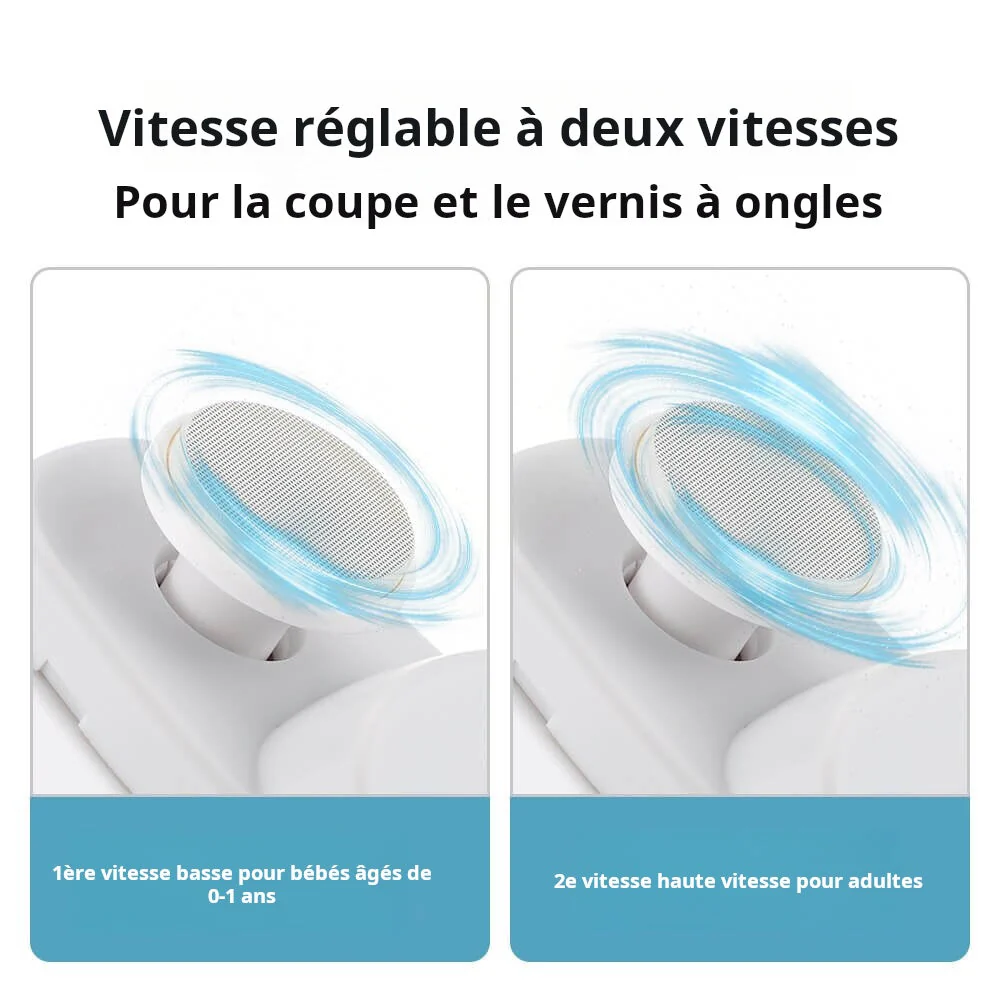 🎁💞Durée limitée 51% de réduction🔥2 en 1 Coupe-ongles Électrique Automatique avec Polissage - Image 6
