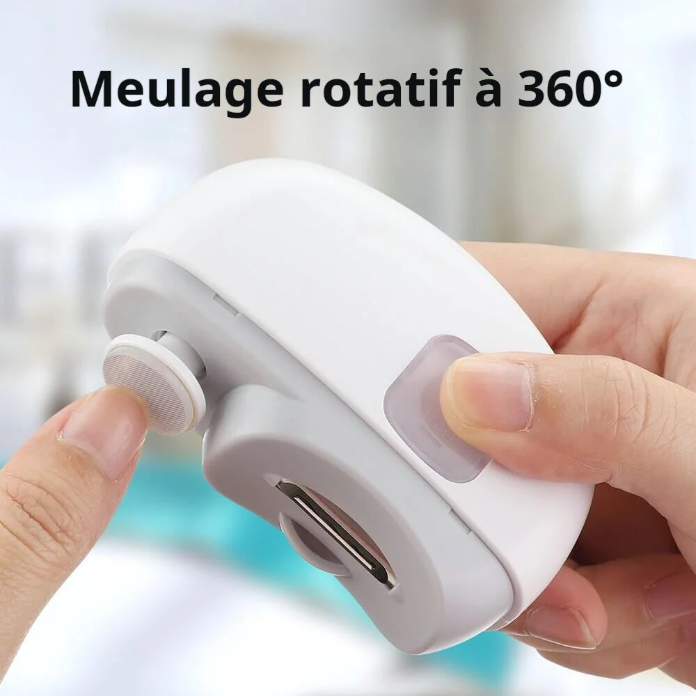 🎁💞Durée limitée 51% de réduction🔥2 en 1 Coupe-ongles Électrique Automatique avec Polissage - Image 7