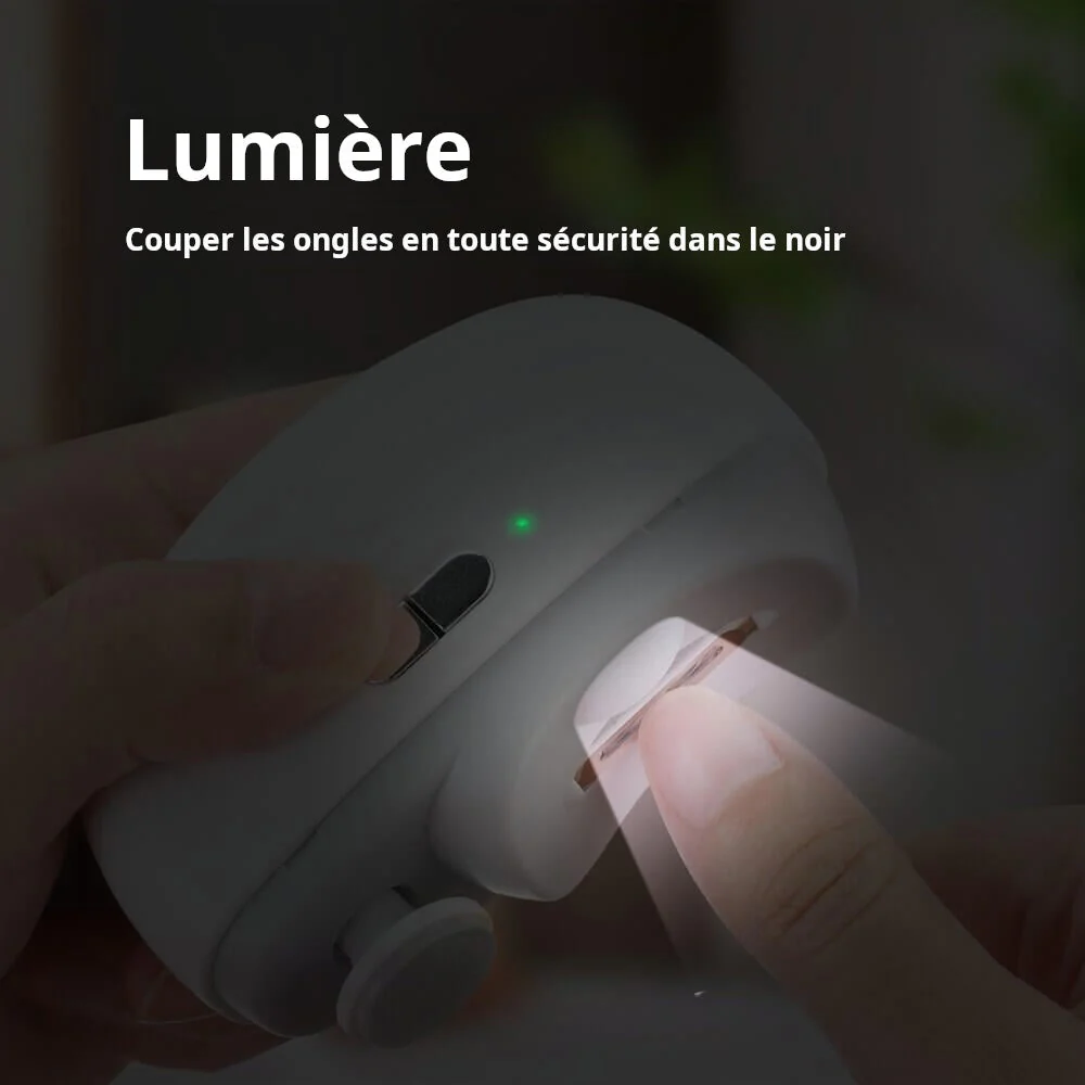 🎁💞Durée limitée 51% de réduction🔥2 en 1 Coupe-ongles Électrique Automatique avec Polissage - Image 9
