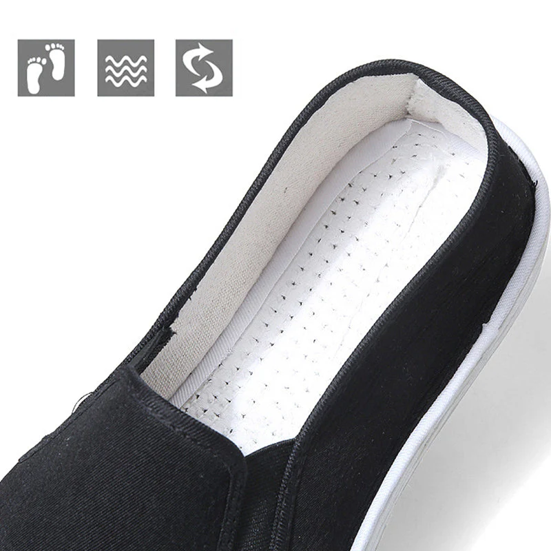 Chaussures de travail unisexes respirantes à enfiler en tissu mille couches - Image 3