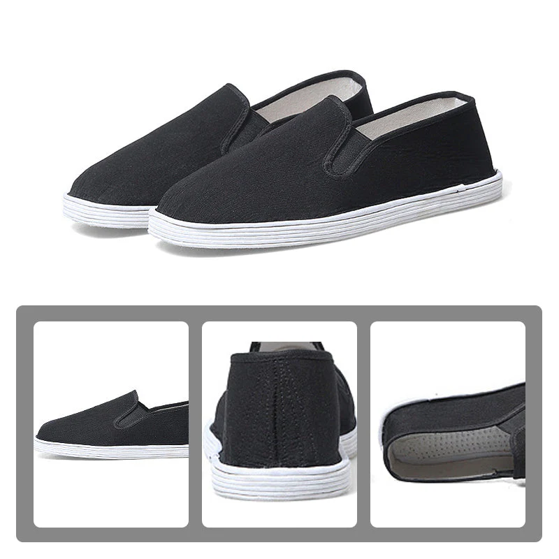 Chaussures de travail unisexes respirantes à enfiler en tissu mille couches - Image 6