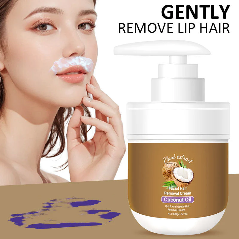 🎁 Achetez-en 1, obtenez-en 1 GRATUIT ! 🥥✨ Crème dépilatoire visage à la noix de coco – Douce & efficace - Image 3