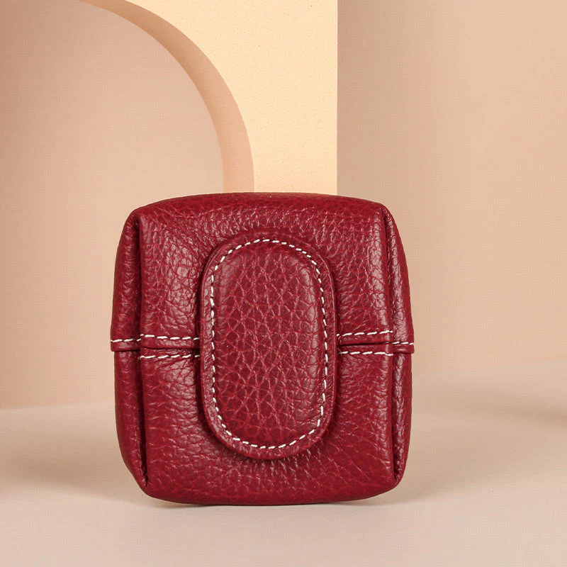 💥Limited Sale 50% OFF🔥Mini porte-monnaie en cuir de vache à la mode - Image 24